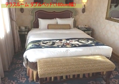 マニュアル ミラコスタ テラスルームの狭いベッドに4名で寝る方法